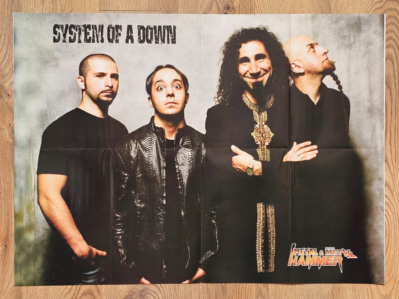 System of a Down poster, 75 × 55 cm