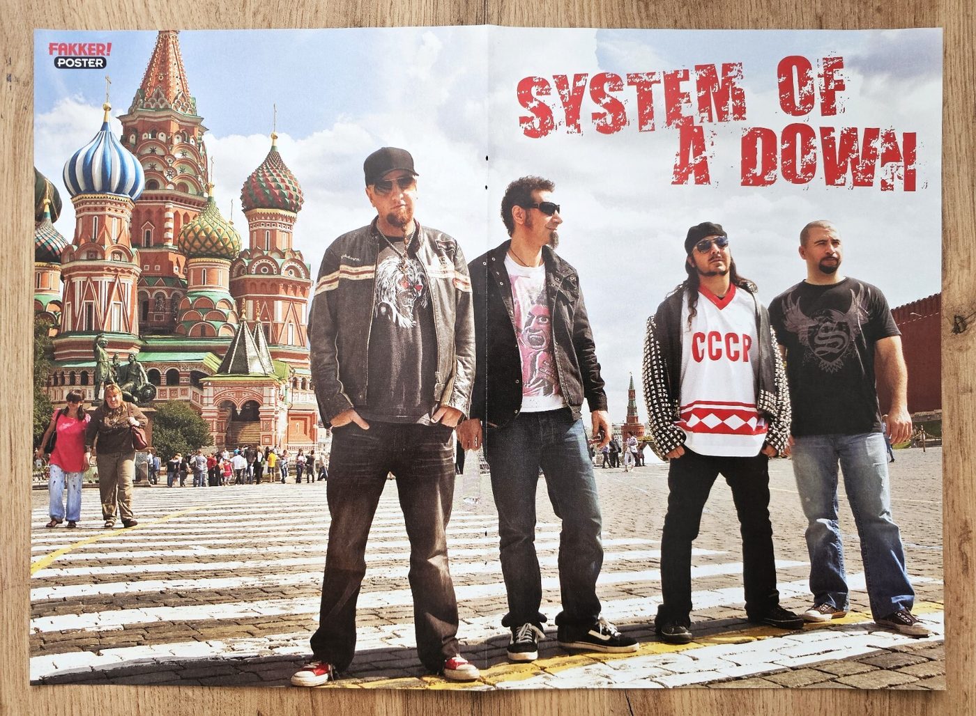 System of a Down poster, 40 × 30 cm