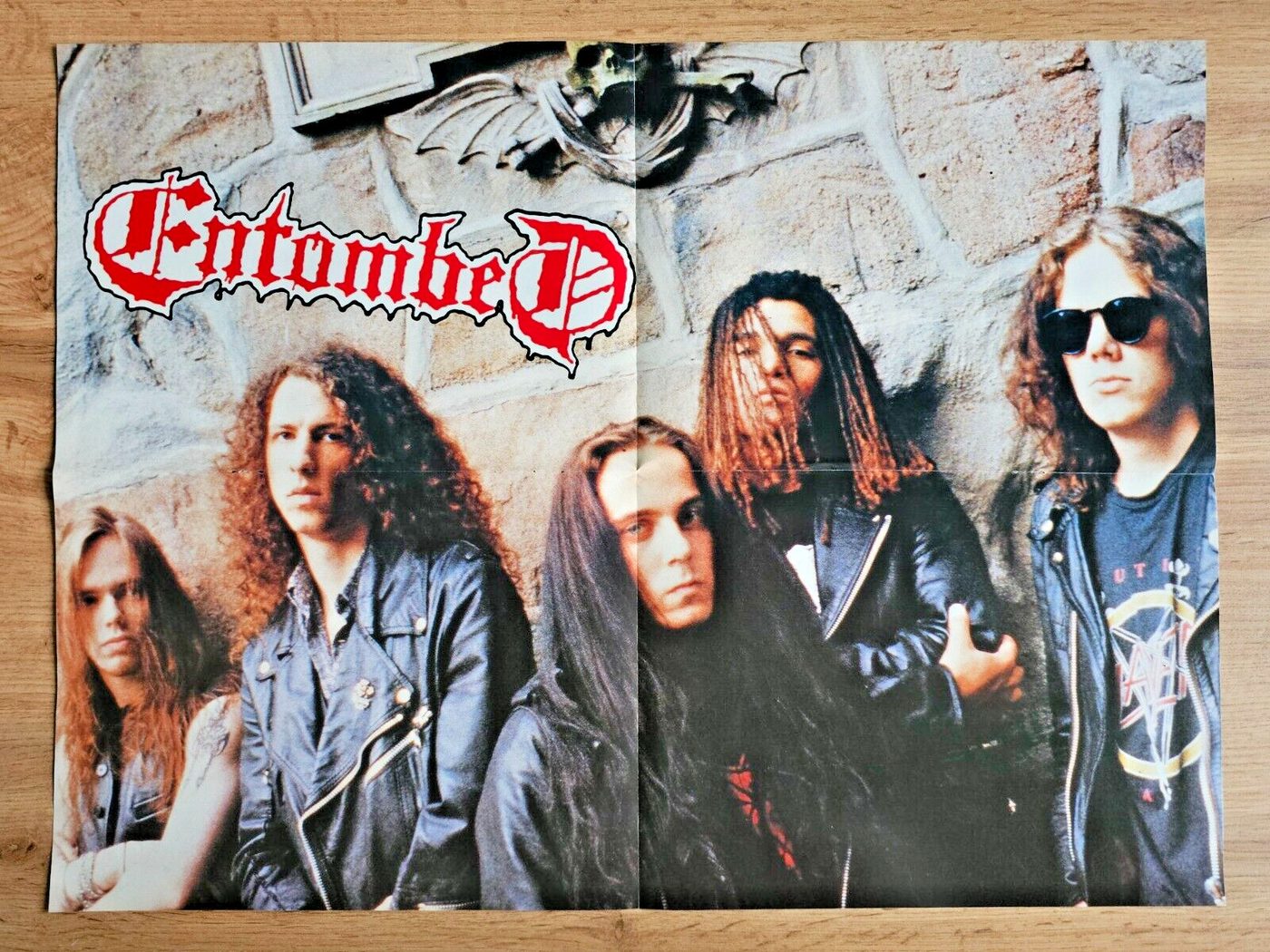 Testament / Entombed poster, 55 × 40 cm