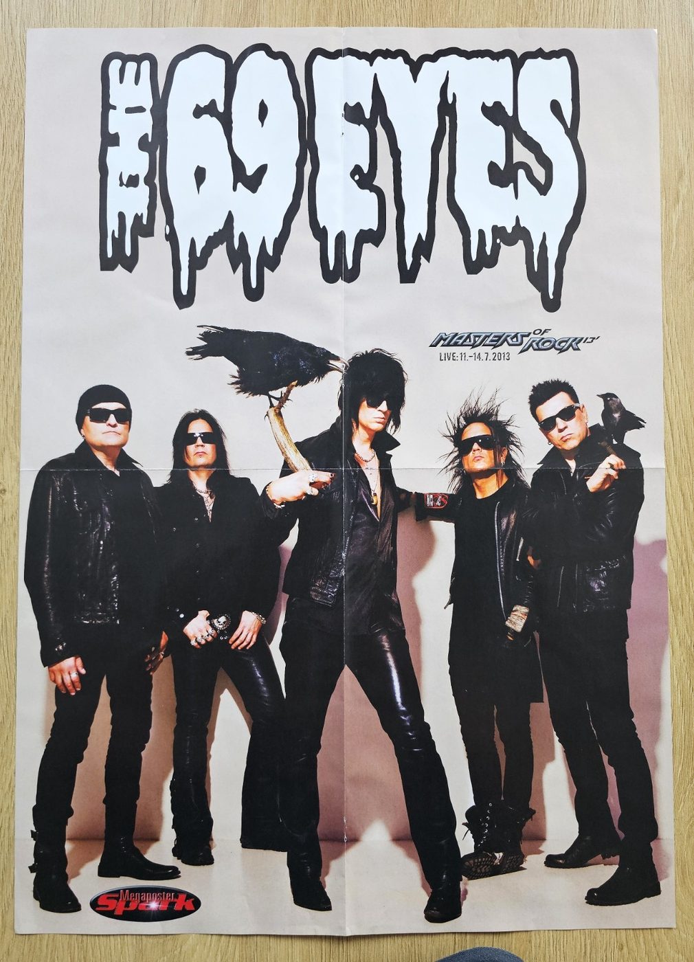 The 69 Eyes poster, 40 × 55 cm