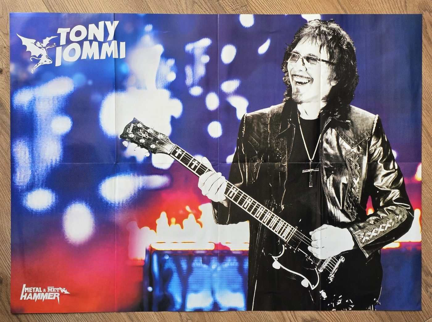 Tony Iommi poster, 75 × 55 cm