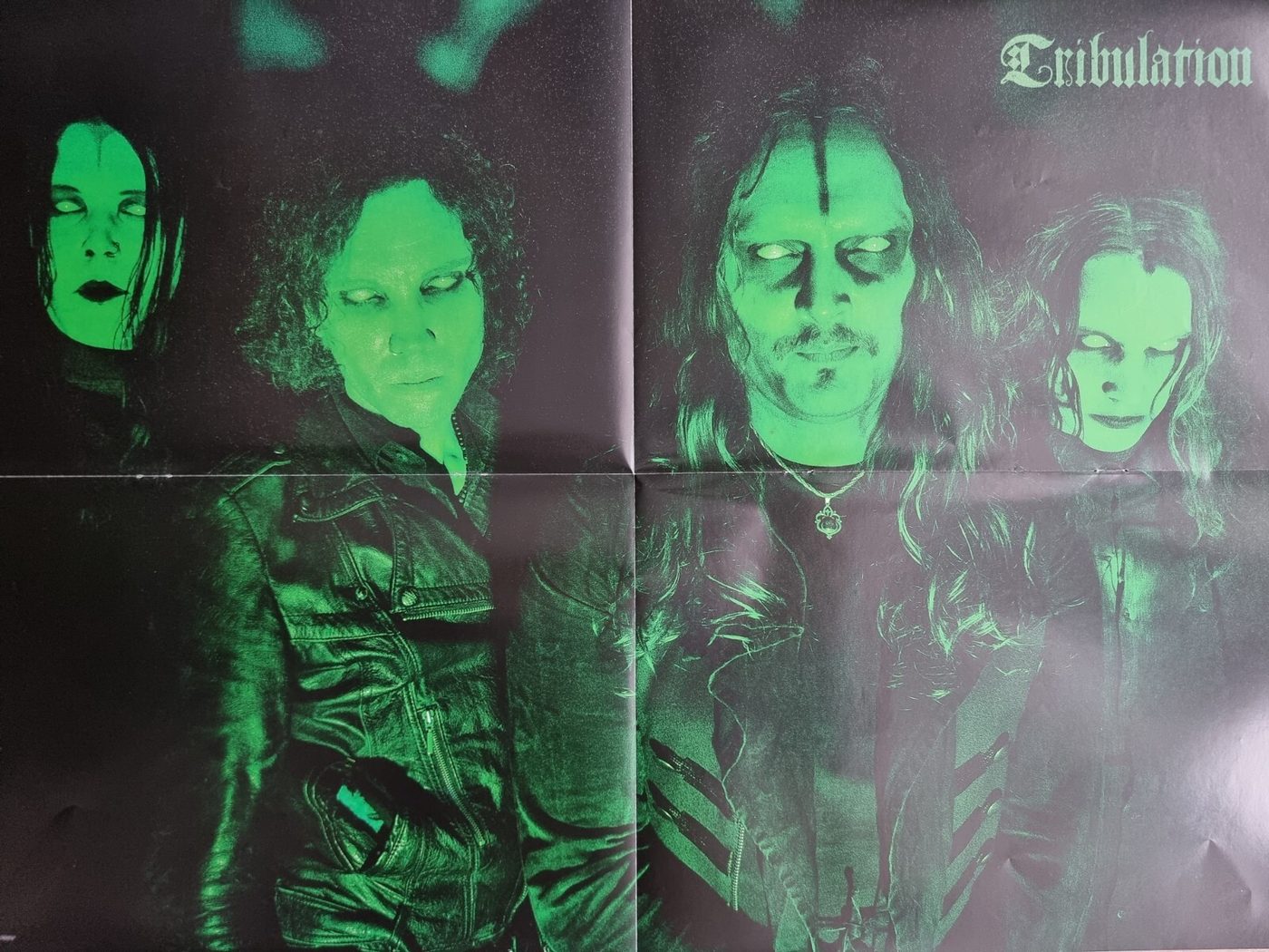 Tribulation poster, 55 × 40 cm