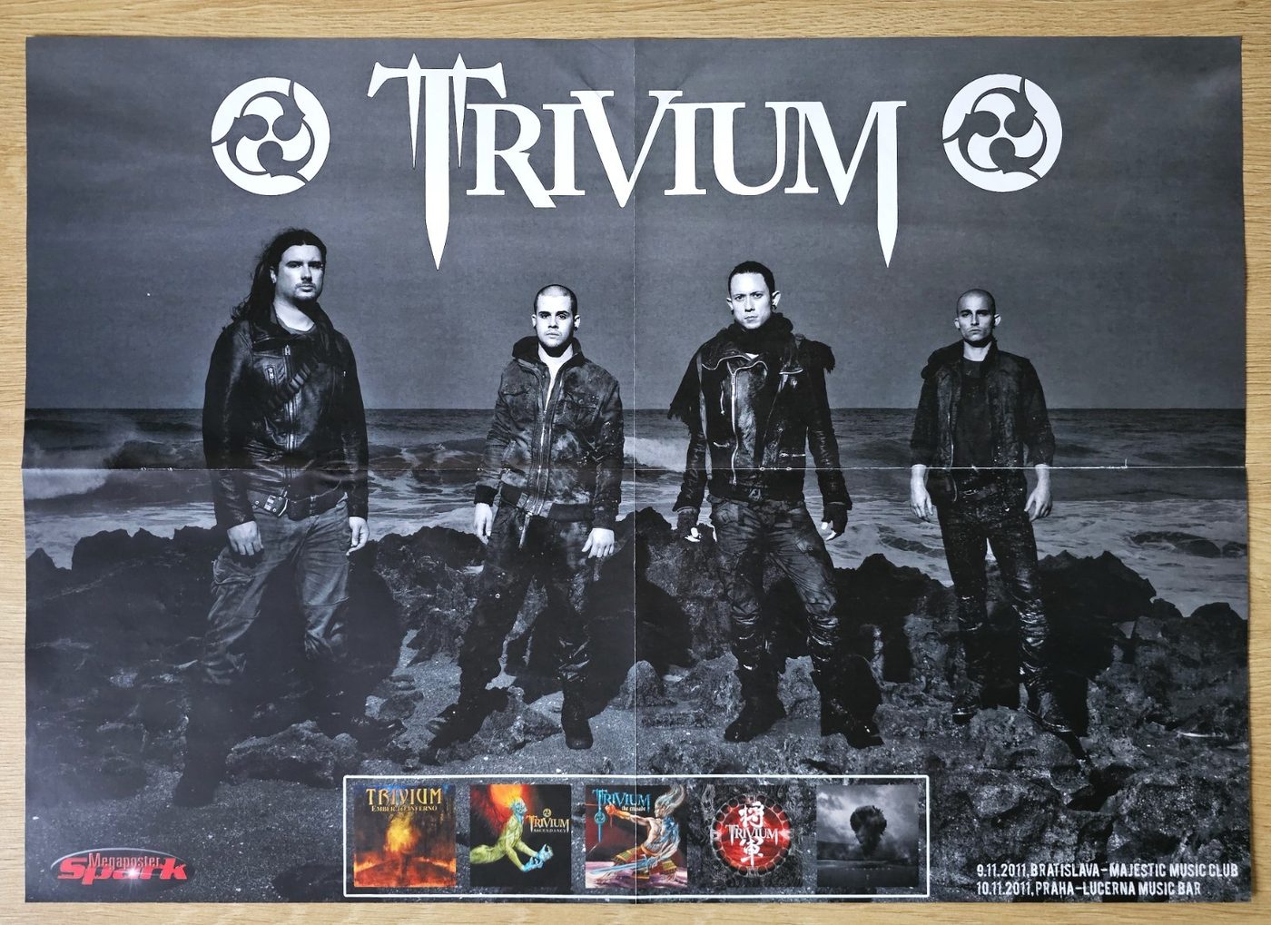Trivium poster, 55 × 40 cm