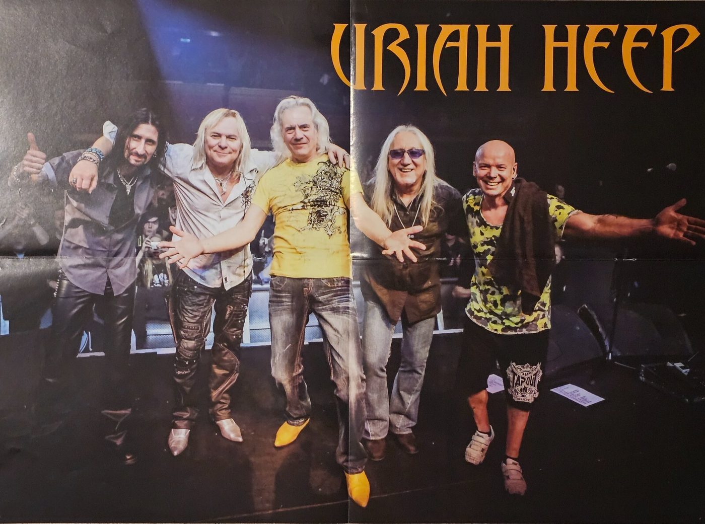 Uriah Heep poster, 55 × 40 cm