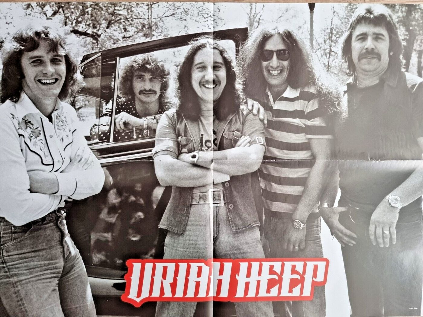 Uriah Heep poster, 55 × 40 cm