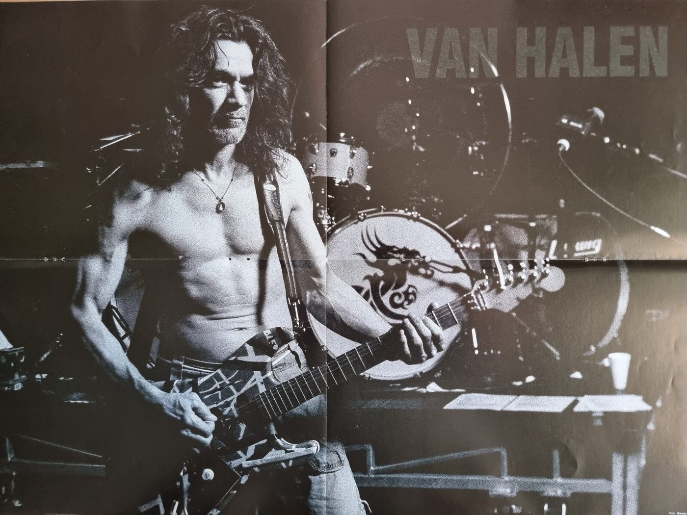 Van Halen poster, 55 × 40 cm