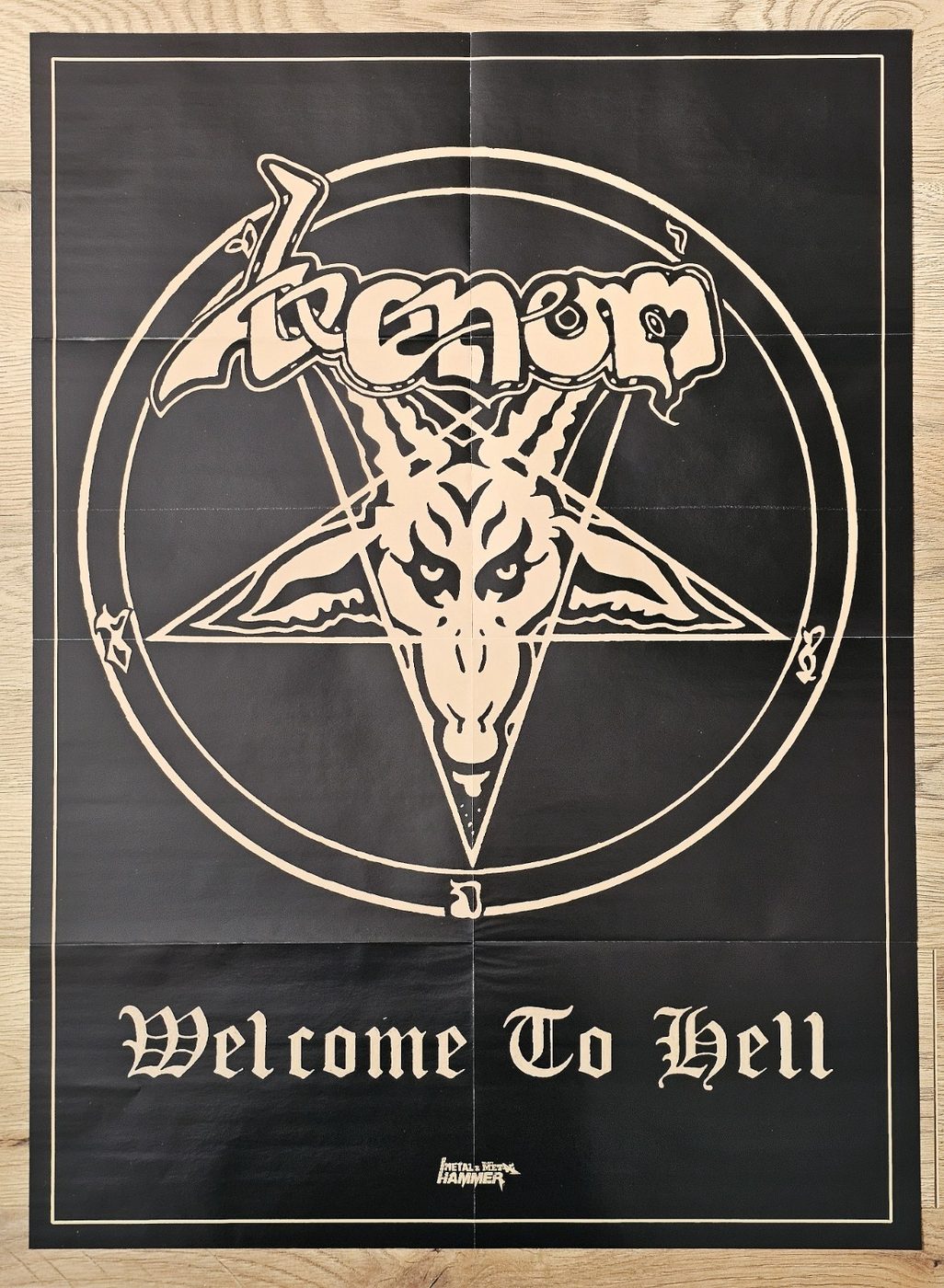 Venom "Welcome" poster, 55 × 75 cm