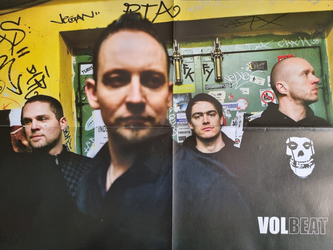 Volbeat poster, 55 × 40 cm