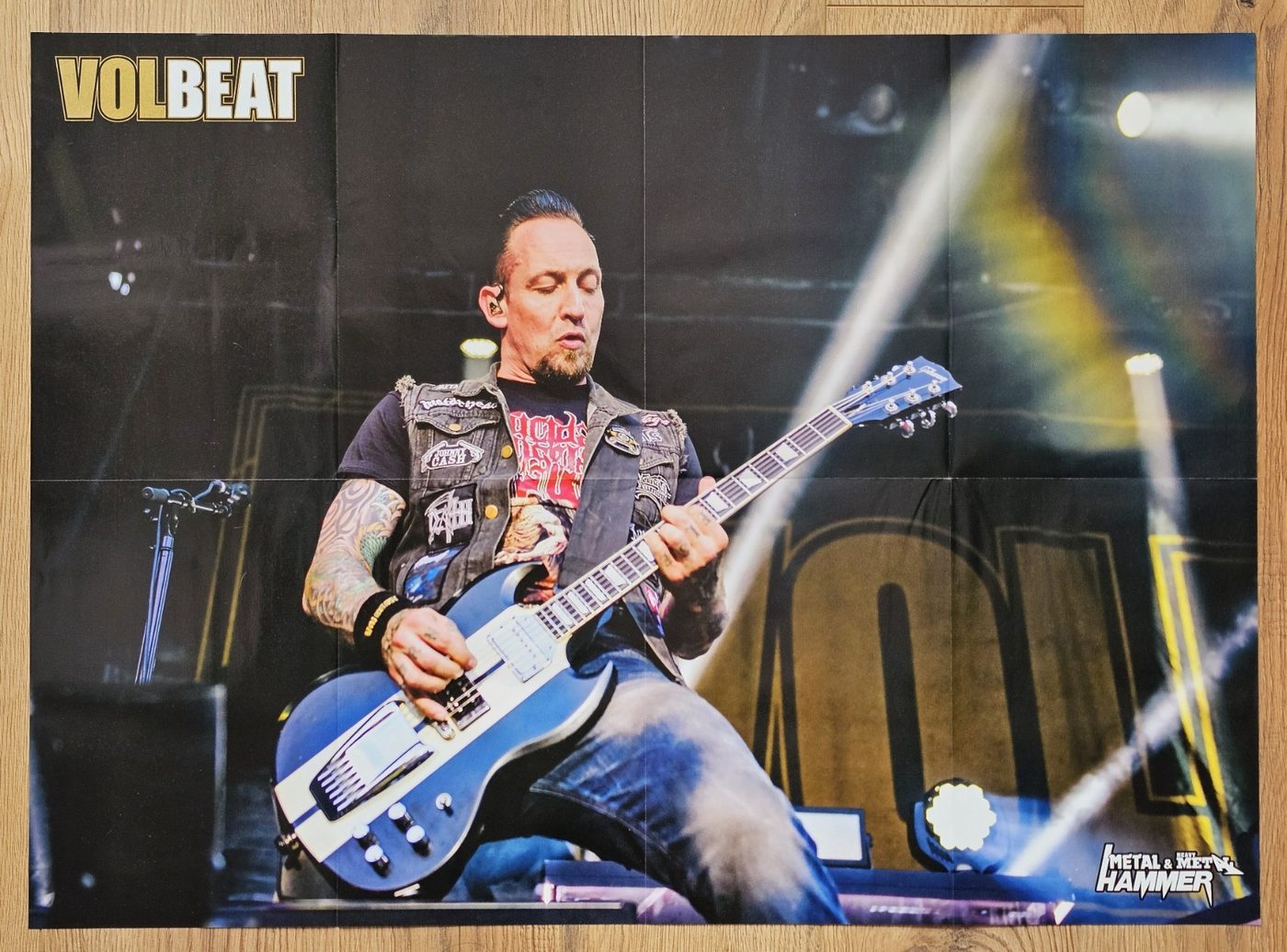 Volbeat poster, 75 × 55 cm