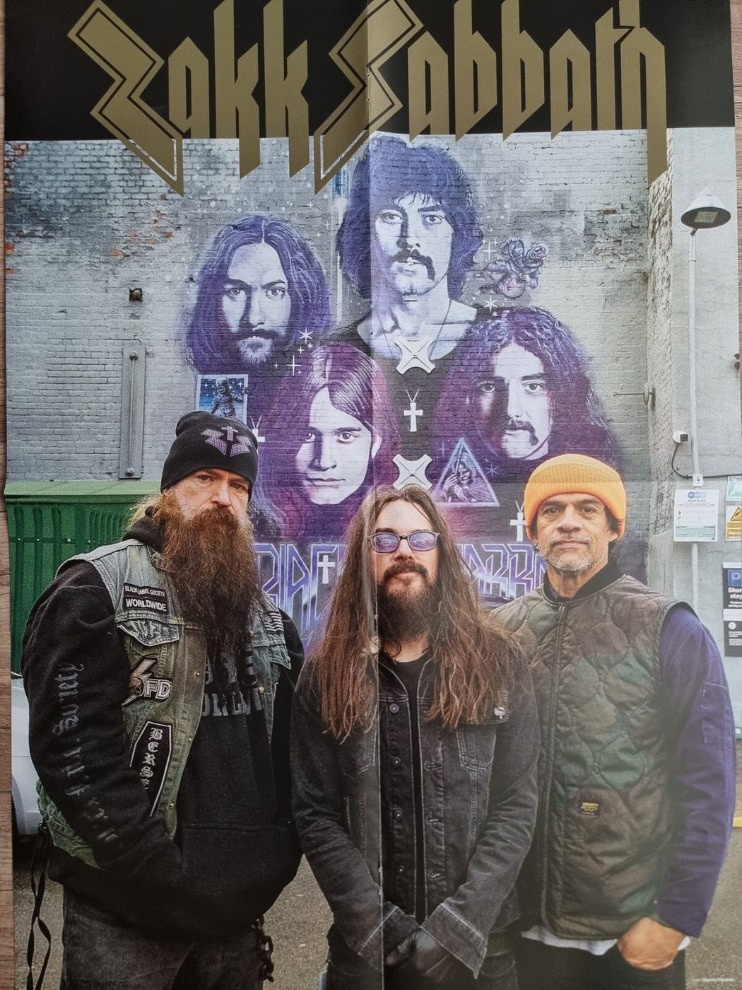 Zakk Sabbath poster, 40 × 55 cm