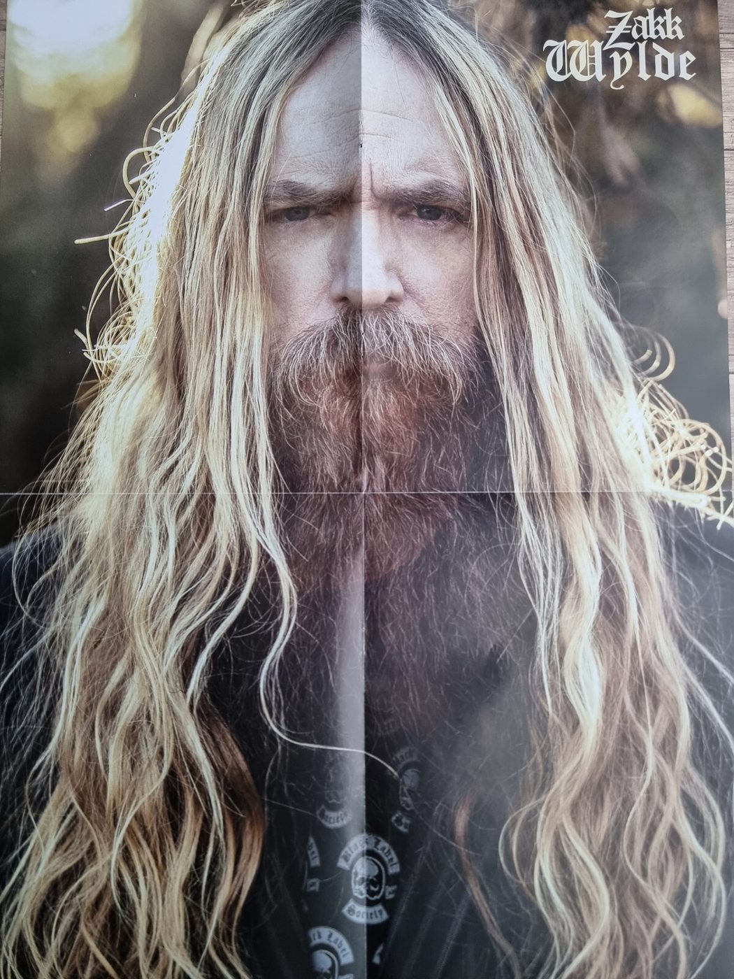 Zakk Wylde poster, 40 × 55 cm